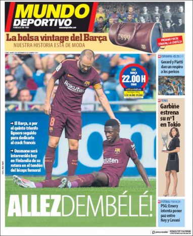FC Barcelone – Mercato : la blessure de Dembélé rapporte 10 M€ au Barça !