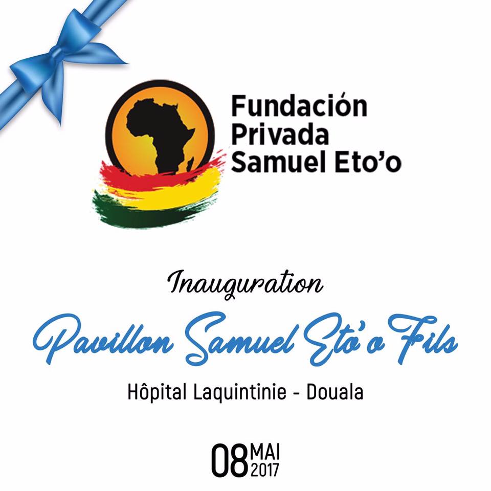 L’inauguration du «pavillon Eto’o» à Douala annoncée pour le 8 mai