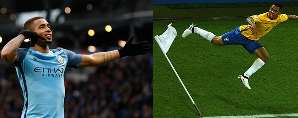 Le joueur de Manchester City Gabriel Jesus a déjà devancé Lionel Messi et battu Cristiano Ronaldo!