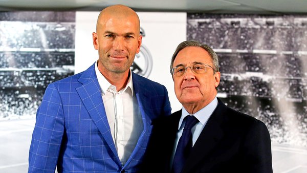 La réaction de Florentino Pérez sur le départ de Zidane