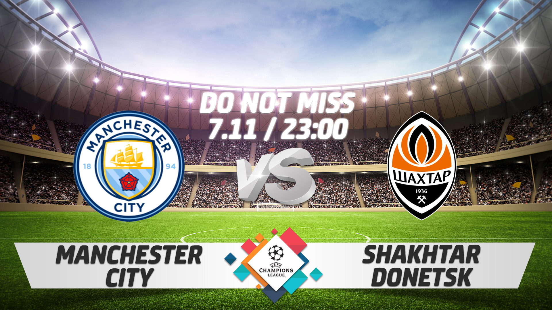 Manchester City - Shakhtar D Manchester City - Shakhtar D