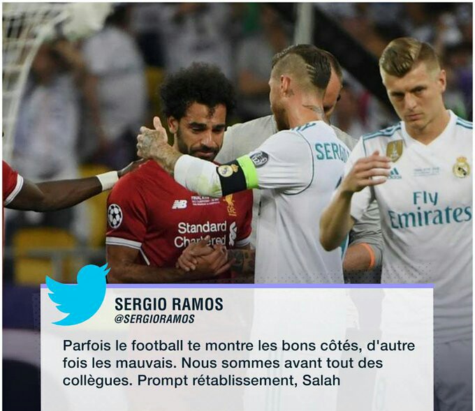 Le message de Sergio Ramos à Mohamed Salah