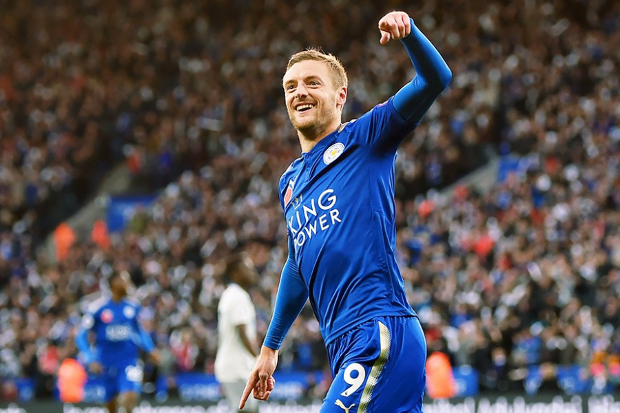 Vardy a marqué en 6 matchs de suite Vardy a marqué en 6 matchs de suite