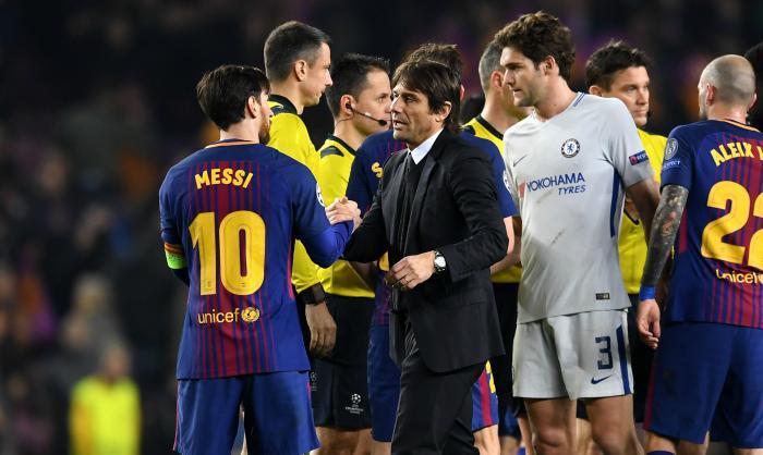 Conté explique ce qu'il a dit à Messi après que Barcelone ait battu Chelsea en Champions League
