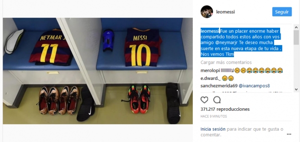  FC Barcelone : "Ce fut un grand plaisir d’avoir partagé toutes ces années ...", Messi dit au revoir à Neymar !